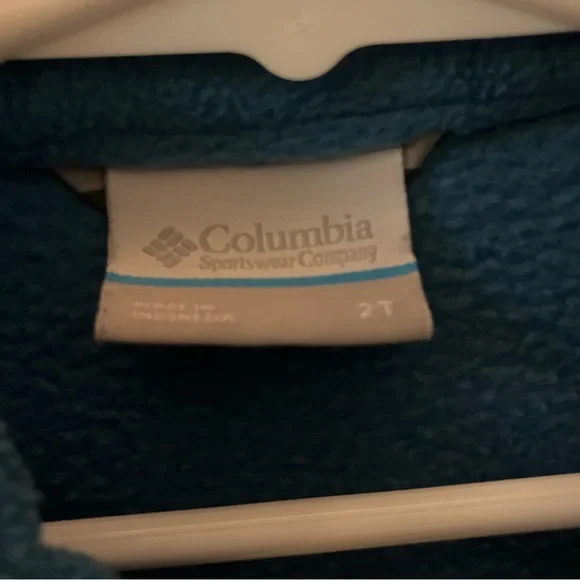 Columbia Teal Fleece Jacket - Picture 3 of 4
